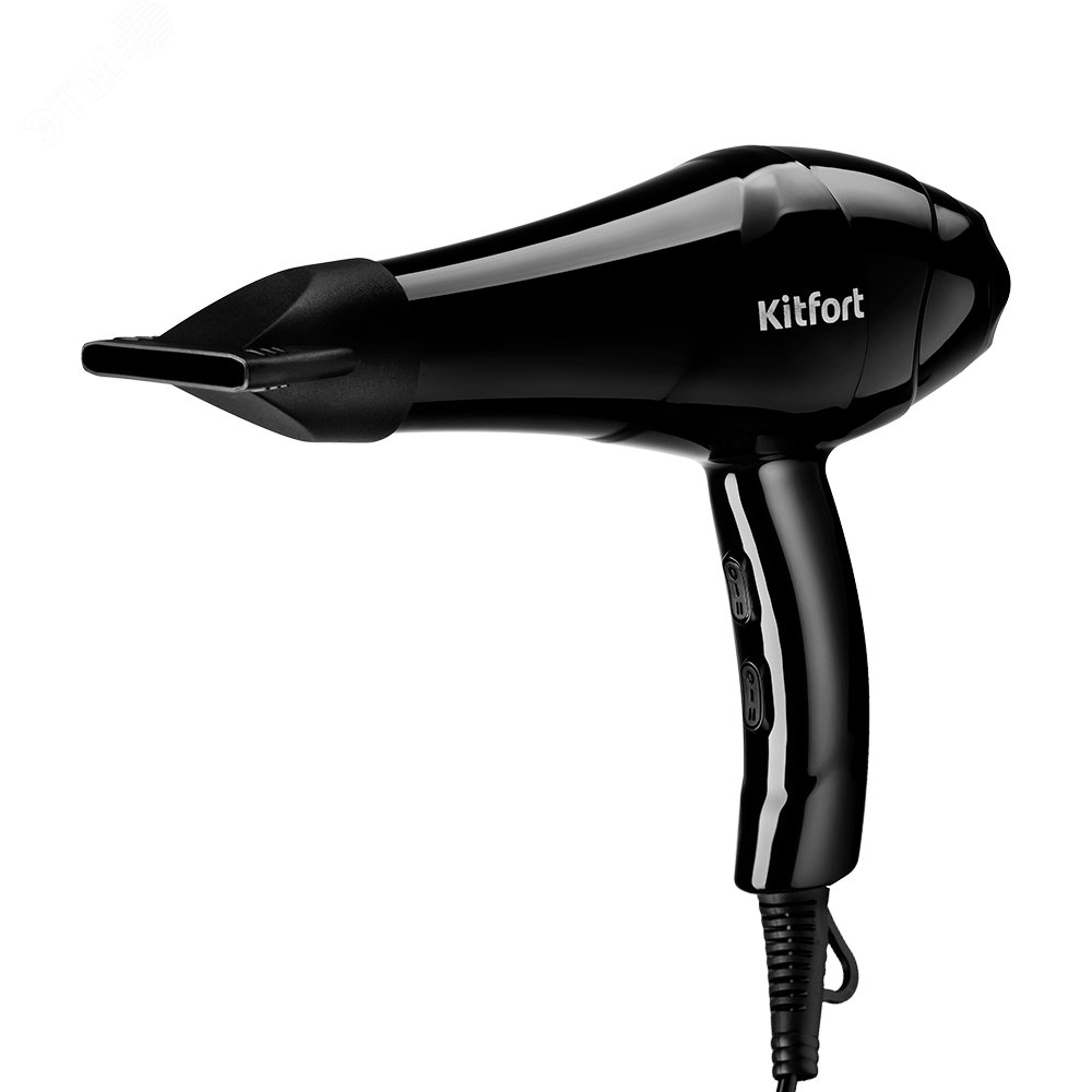 Изображение товара Фен KT-3204, мощность 1200 Вт, цвет черный (шт)