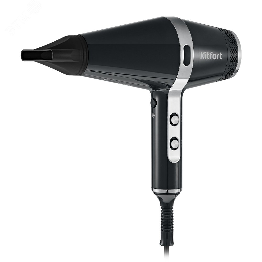 Изображение товара Фен КТ-3256 с функцией ионизации и насадками