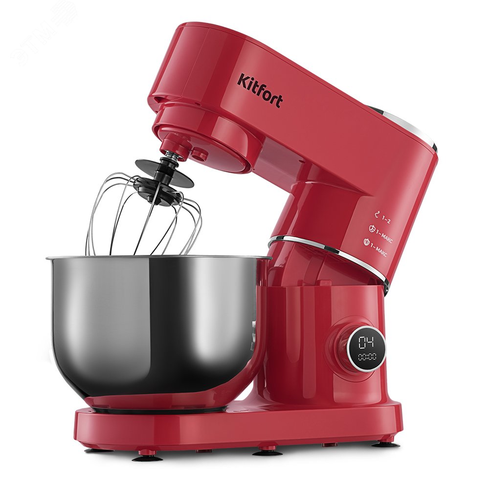 Изображение товара Планетарный миксер КТ-3444 мощный 6 литров электромиксер для теста и взбивания
