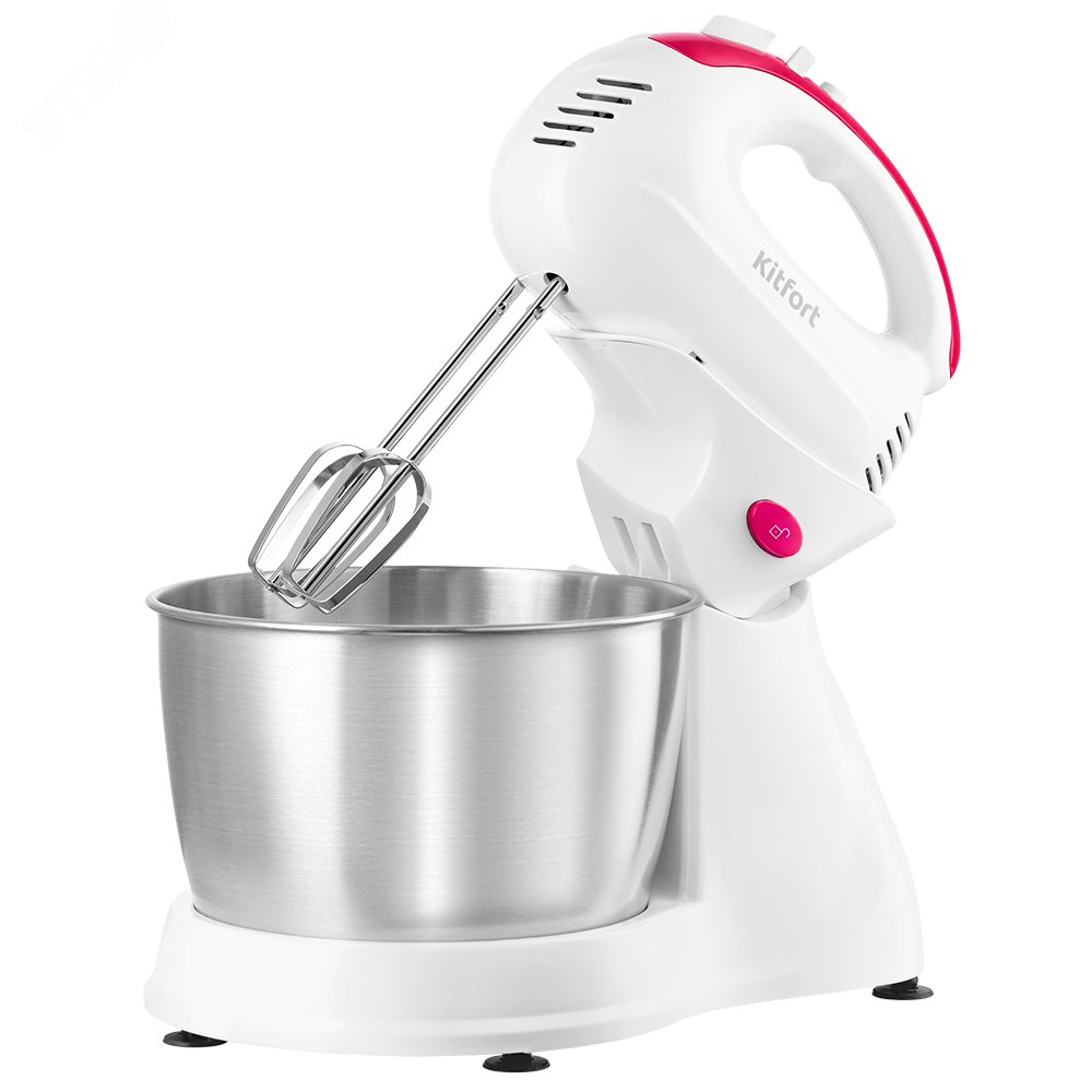 Изображение товара Миксер 2 в 1 КТ-3485 от KITFORT с 5 скоростями и функцией турбо