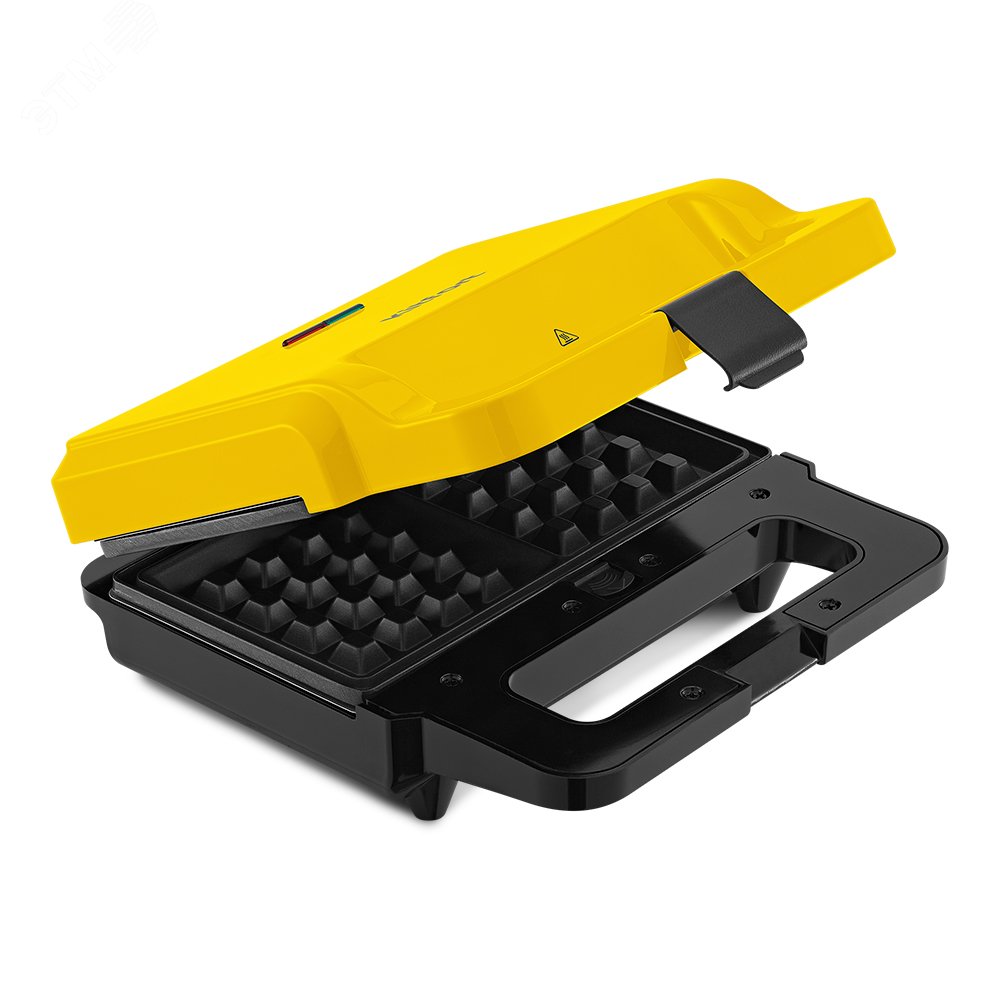 Изображение товара Вафельница 3 в 1 KT-3610-3 желтый мощность 800 Вт компактная и универсальная