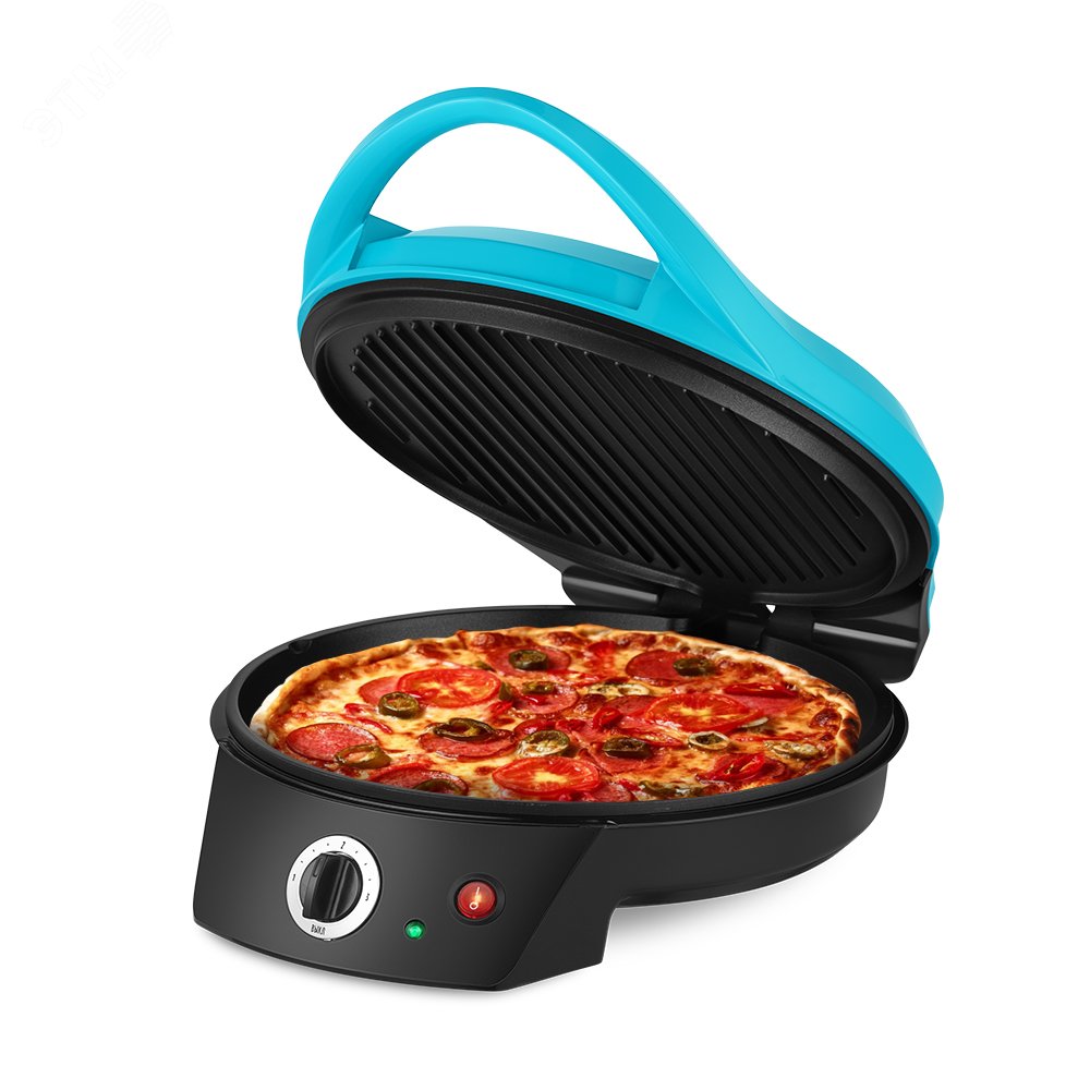 Изображение товара Пиццамейкер KT-3689, мощность 1800 Вт, цвет голубой (шт)