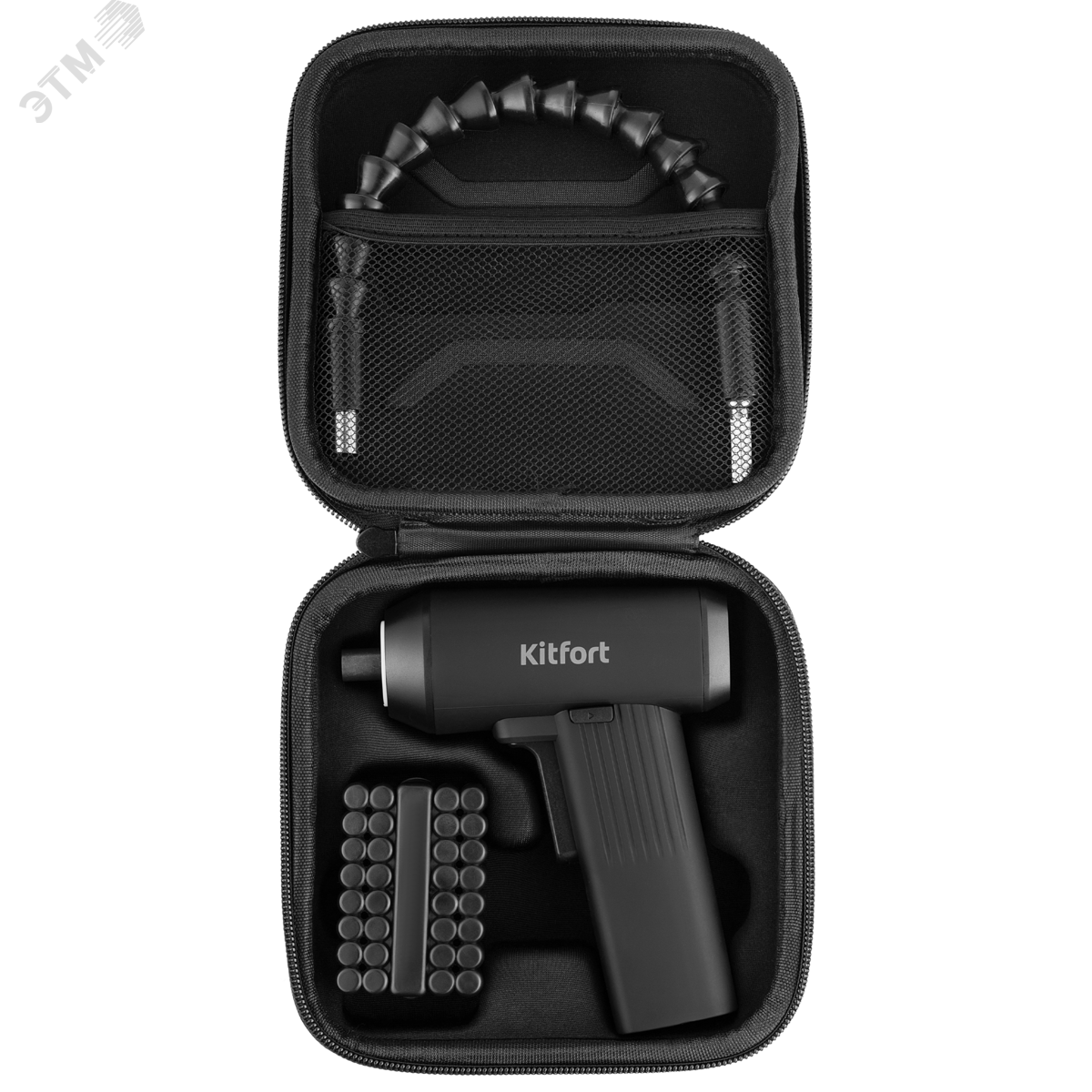 Отвертка аккумуляторная KT-4062, мощность 50 Вт, цвет черный КТ-4062 KITFORT - превью 6