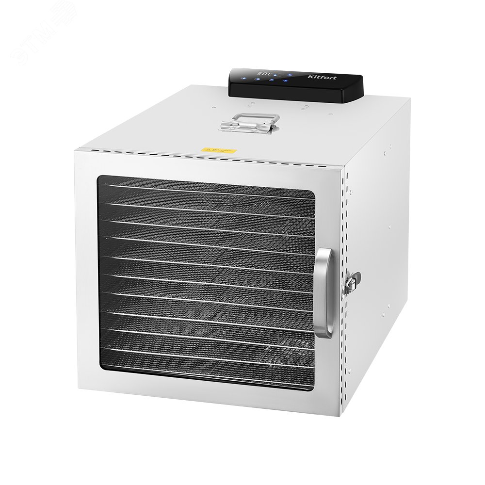 Изображение товара Электрическая сушилка для овощей и фруктов КТ-4915 с электронным управлением