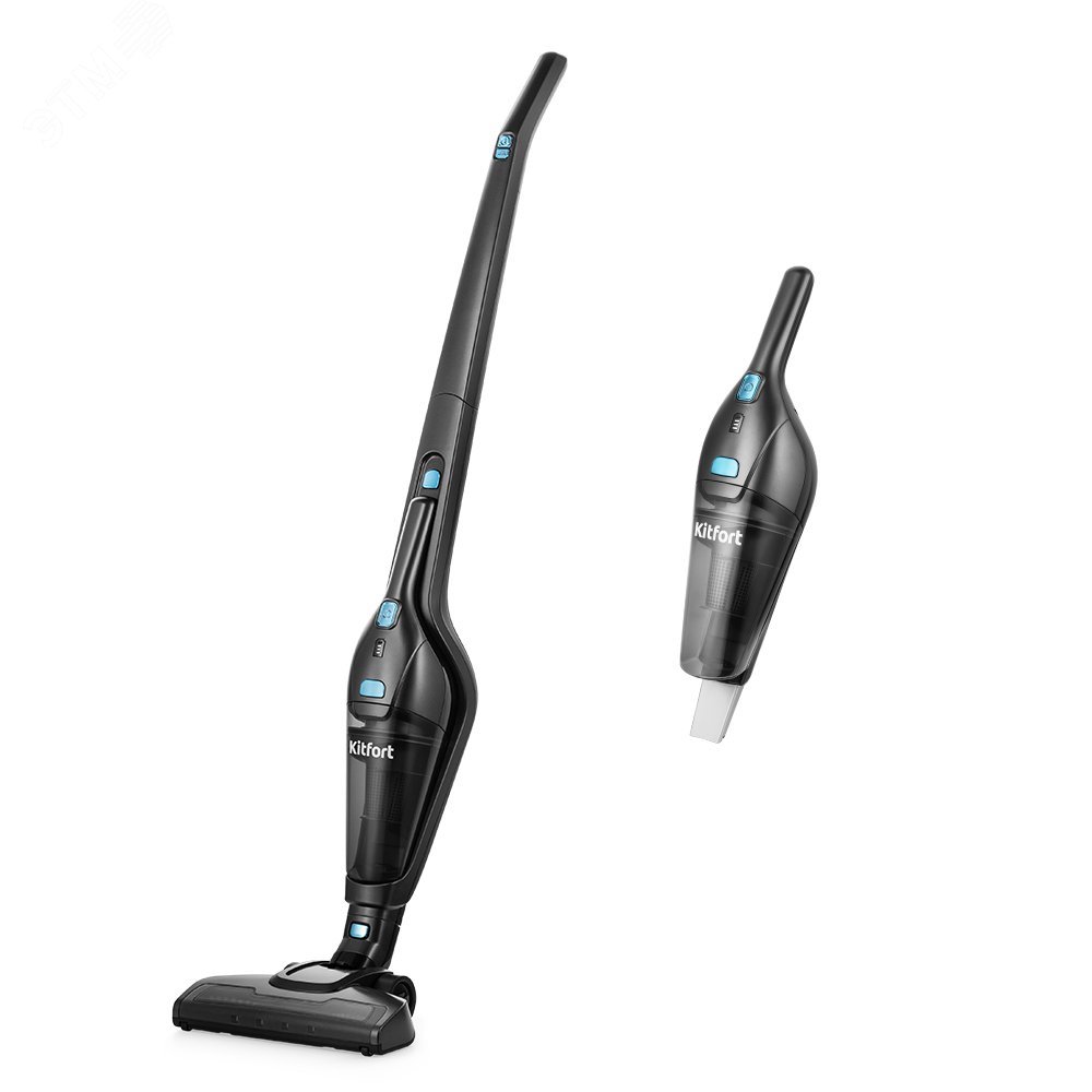 Изображение товара Пылесос вертикальный KT-5161-1, мощность 120 Вт, цвет темно-серый (шт)