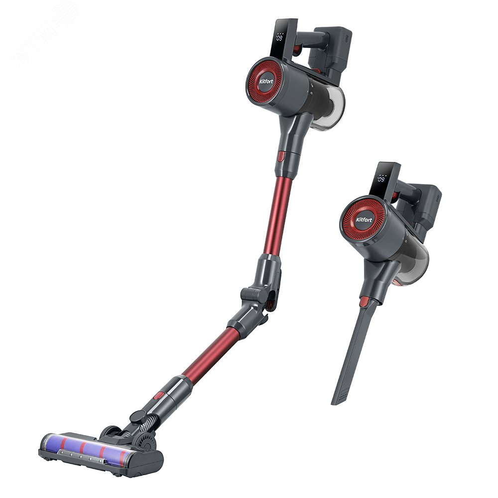 Изображение товара Беспроводной вертикальный пылесос KITFORT КТ-5539 с турбощёткой и подсветкой