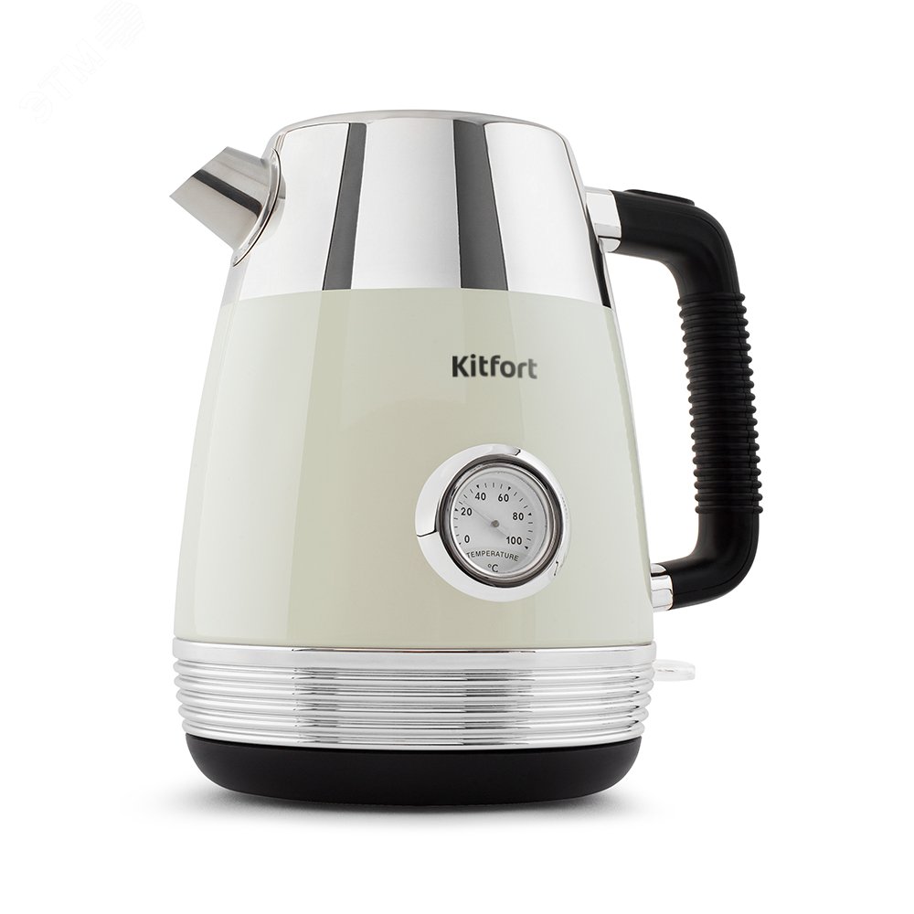 Изображение товара Чайник Kitfort КТ-633-3 бежевый с термометром 1,7 л