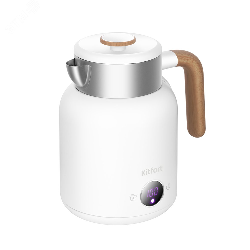 Изображение товара Электрический чайник KITFORT КТ-6724 1,5 л с терморегулятором и LED дисплеем