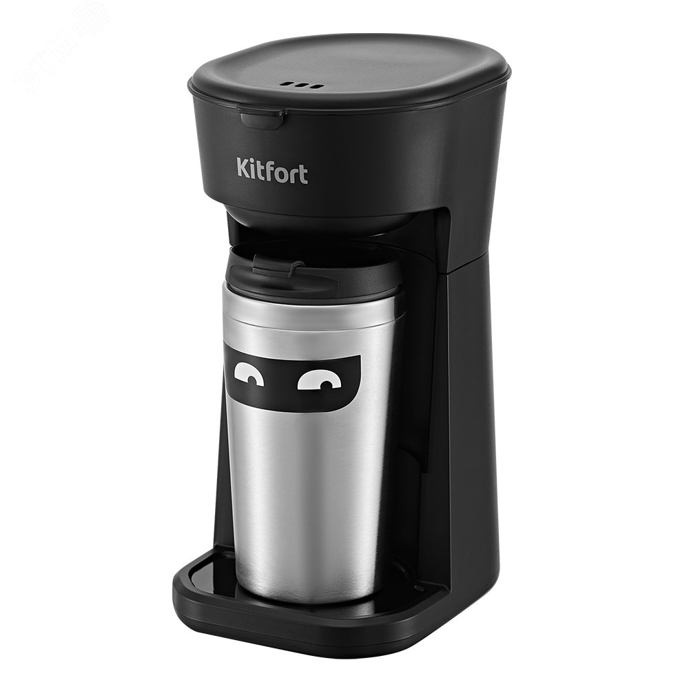 Изображение товара Капельная кофеварка KITFORT КТ-7186 с термокружкой