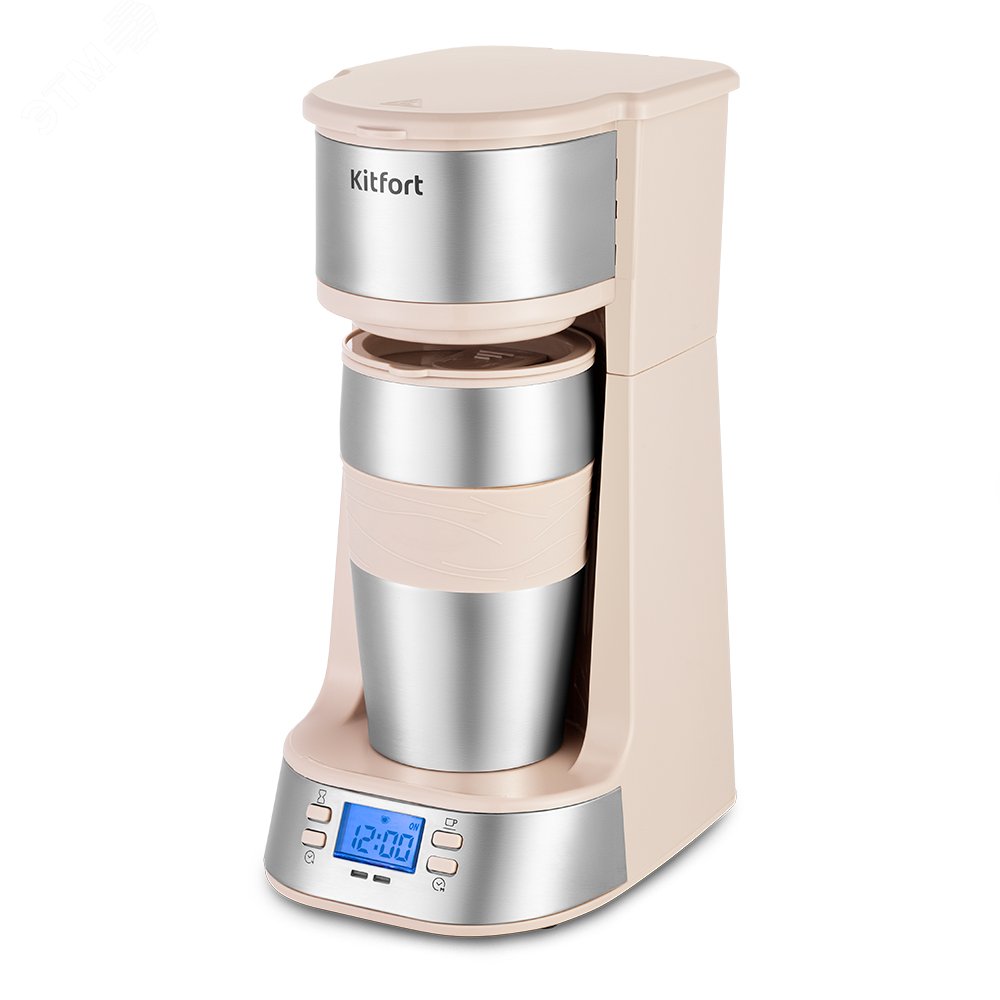 Изображение товара Кофеварка KT-7313, 750 Вт, бежевый, 420 мл