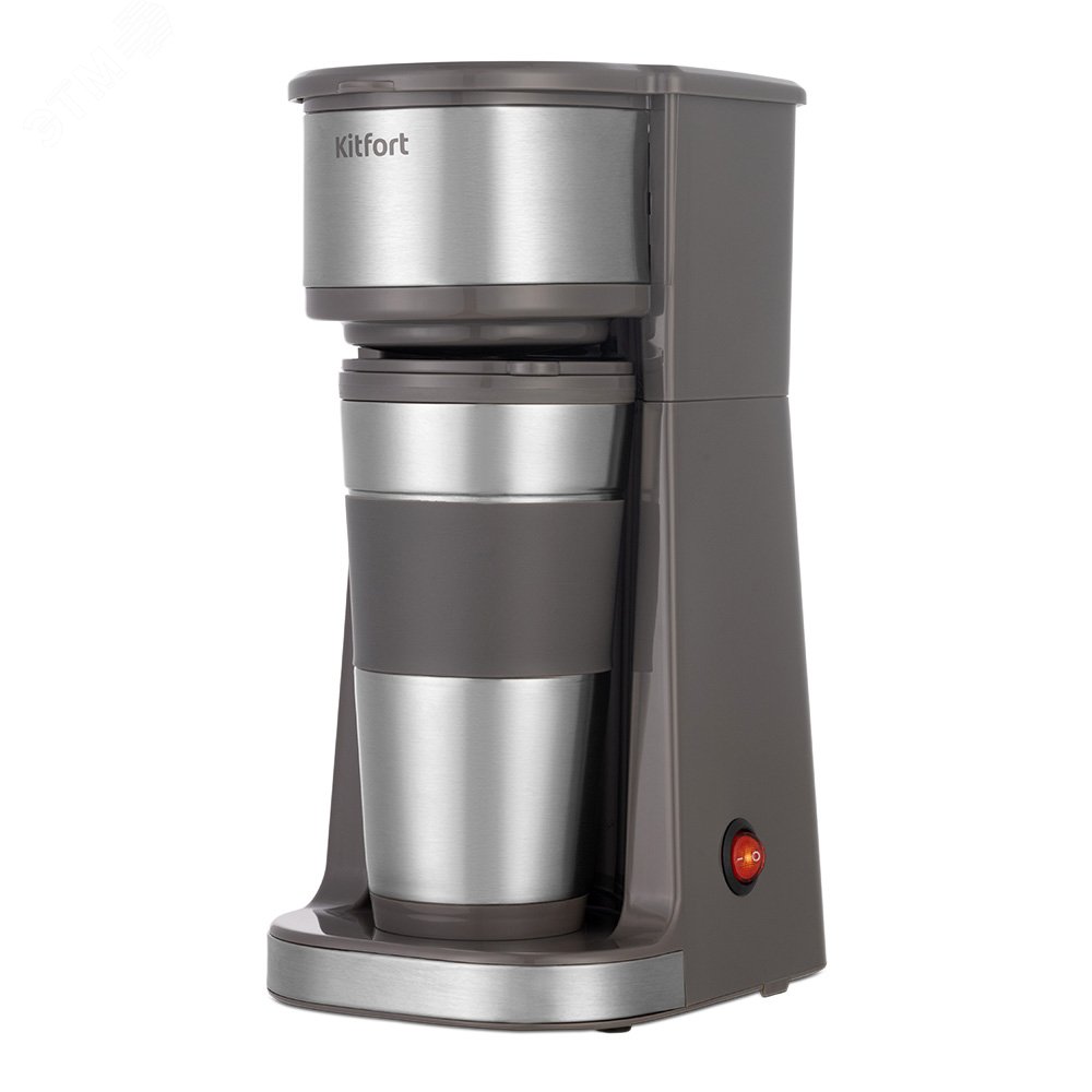 Изображение товара Кофеварка KT-7314 капельная мощность 750 Вт емкость 420 мл серый