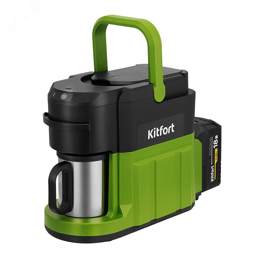 Изображение товара Портативная кофеварка 2 в 1 KITFORT КТ-7544 для походов и путешествий