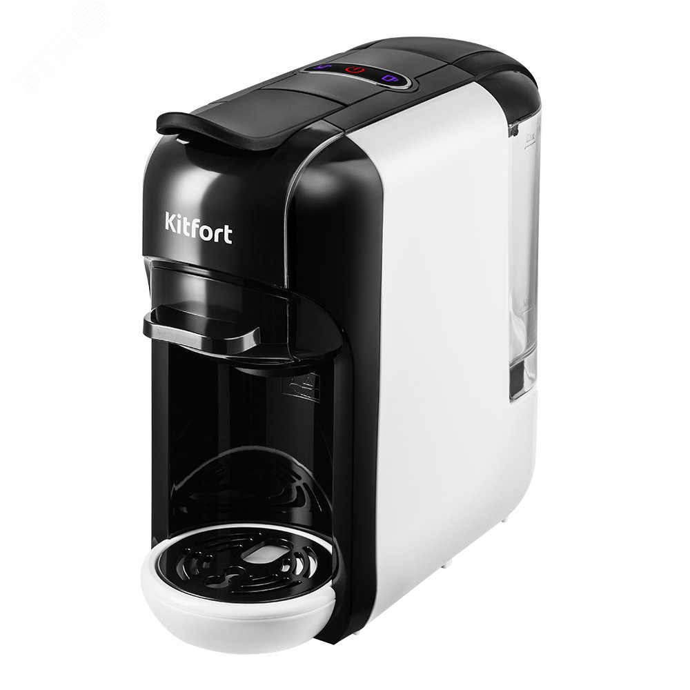 Изображение товара Кофеварка 3 в 1 КТ-7546 KITFORT что подходит для капсул и молотого кофе