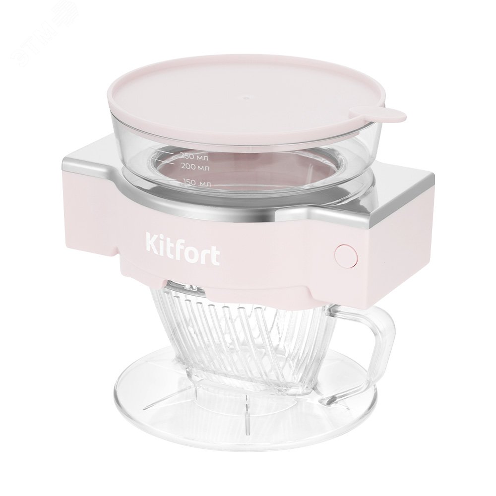 Изображение товара Портативная кофеварка-пуровер KITFORT КТ-7571, автоматическая, компактная