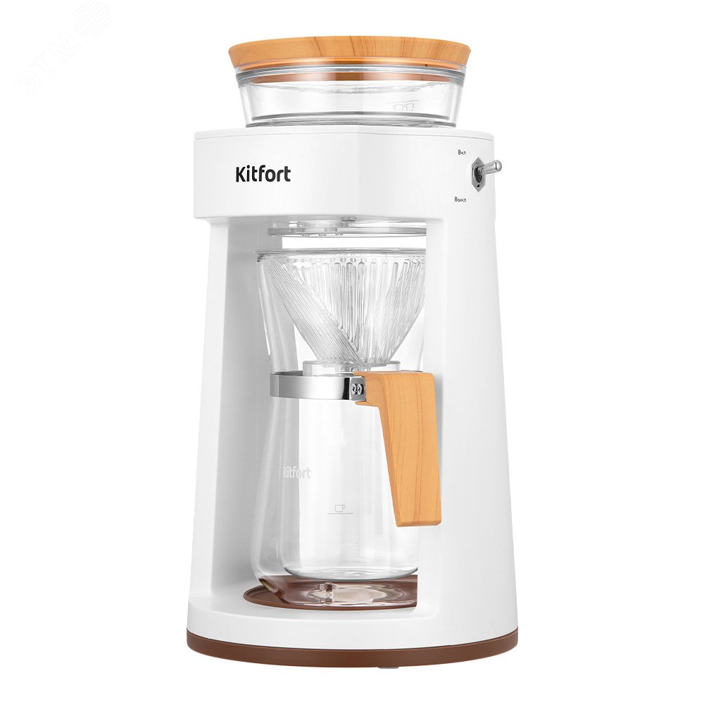 Изображение товара Портативная кофеварка-пуровер КТ-7573 от KITFORT для вкусного кофе дома и в пути