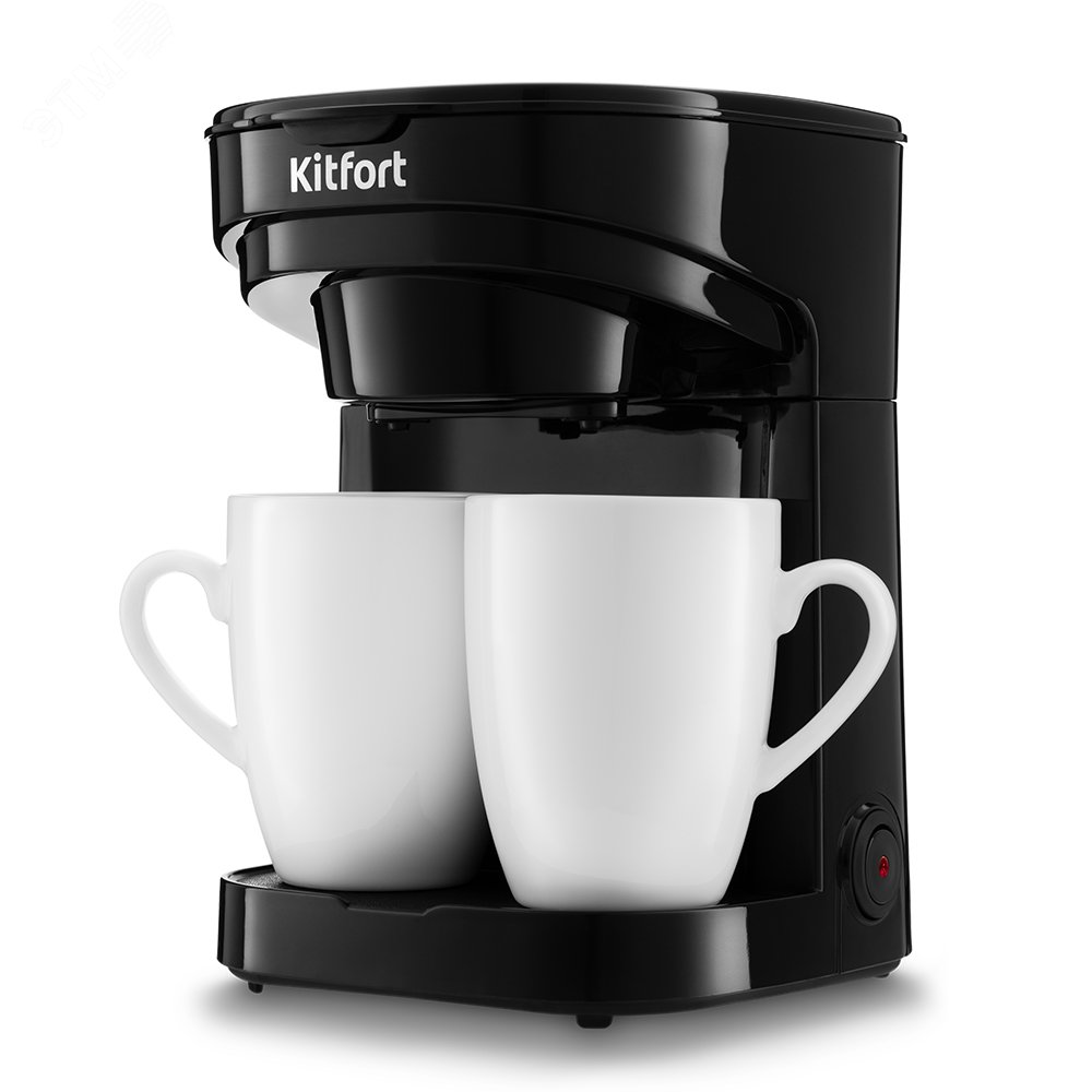 Изображение товара Кофеварка KT-764, объем 250 мл, мощность 450 Вт, цвет черный (шт)
