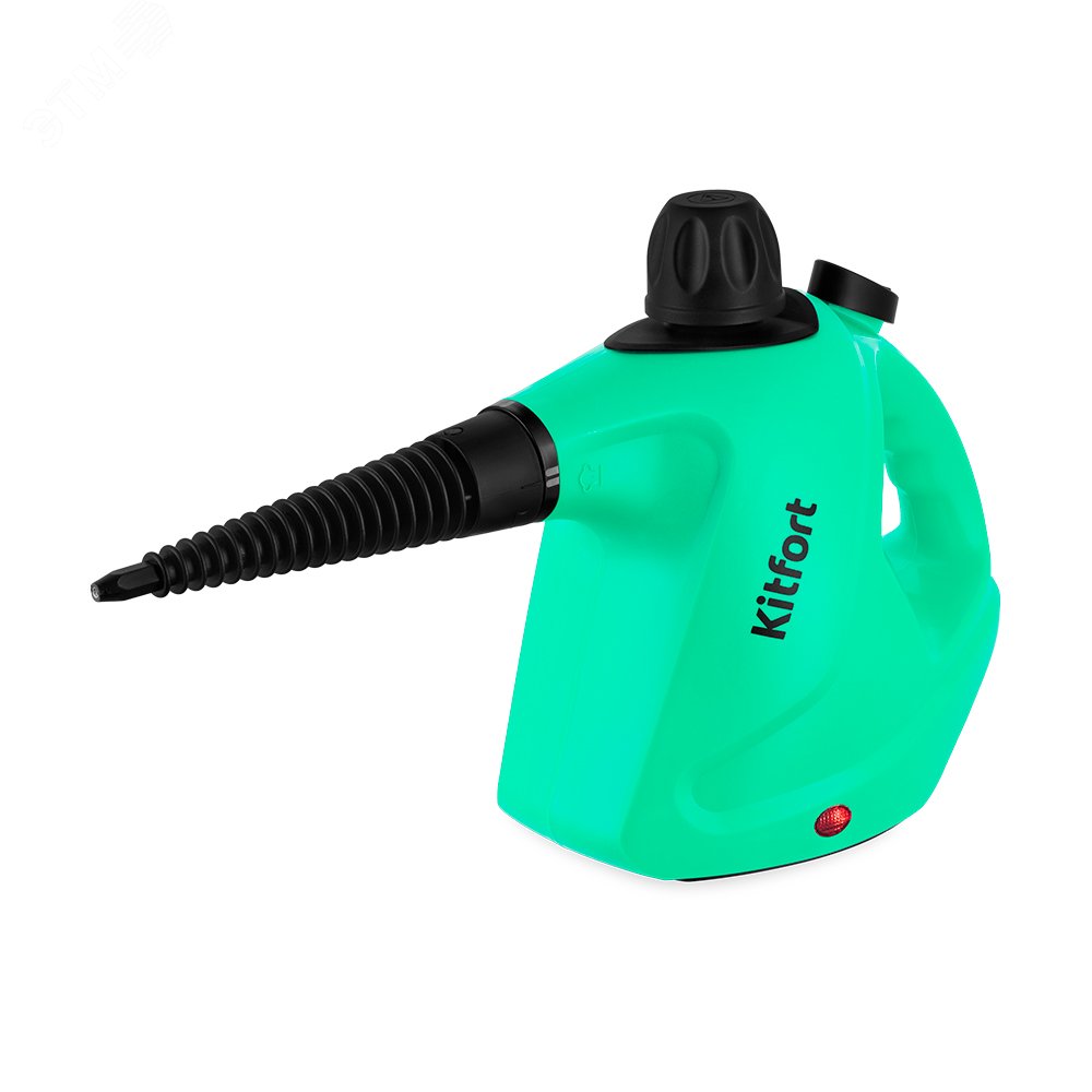 Изображение товара Пароочиститель KT-9138-2, объем 0,45 л, мощность 1050 Вт, цвет черно-зеленый (шт)