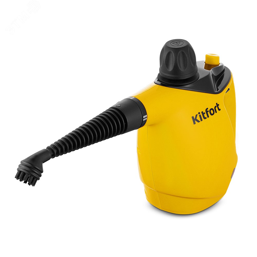 Изображение товара Пароочиститель KT-9140-1, объем 0,45 л, мощность 1050 Вт, цвет черно-желтый (шт)
