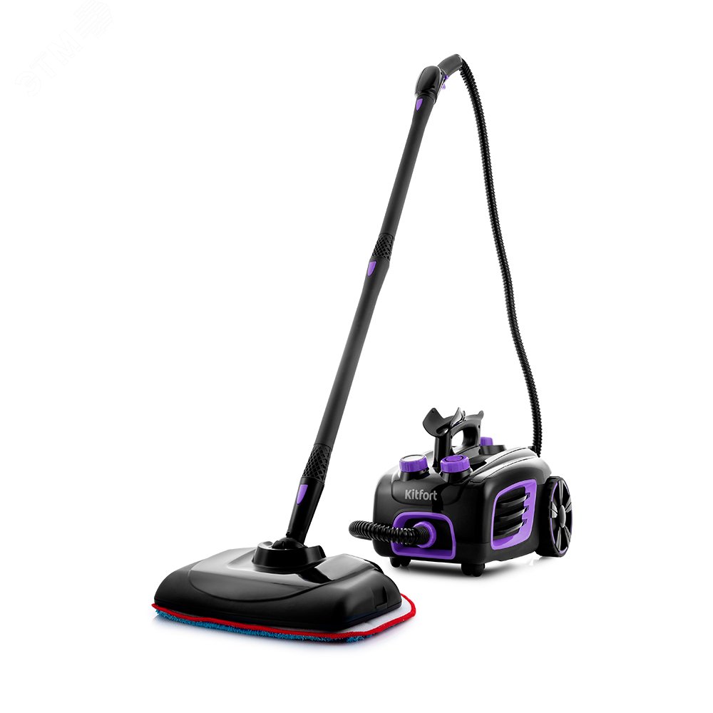 Изображение товара Пароочиститель KITFORT KT-932 1500 Вт 1.5 л мощный для дома и кухни