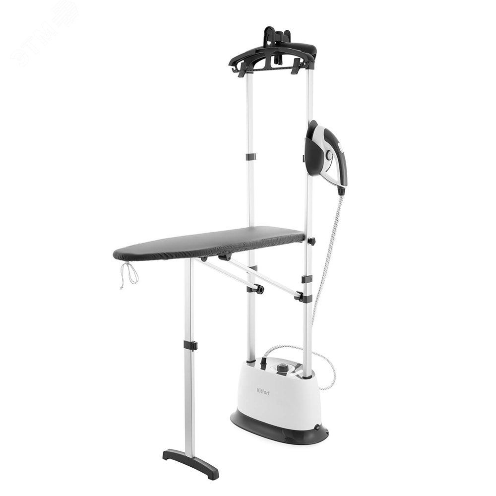 Изображение товара Отпариватель KT-940, объем 1 л, мощность 2400 Вт, цвет бело-серый (шт)