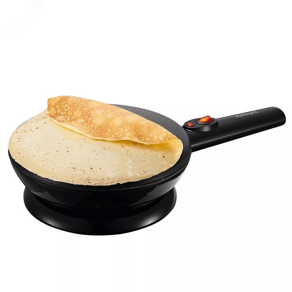 Изображение товара Блинница погружная KT-1677, мощность 800 Вт, цвет черный (шт)