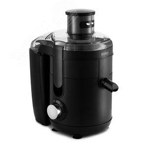 Изображение товара Соковыжималка центробежная KT-1126, объем 0,9 л, мощность 350 Вт, цвет черный (шт)