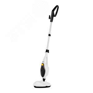 Изображение товара Швабра паровая KT-1043, объем 350 мл, мощность 1500 Вт, цвет черно-белый (шт)