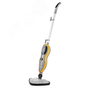 Изображение товара Швабра паровая KT-1047, объем 370 мл, мощность 1500 Вт, цвет серо-желтый (шт)