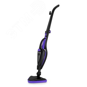 Изображение товара Швабра паровая 2 в 1 KT-1051, мощность 1500 Вт, цвет черно-фиолетовый (шт)