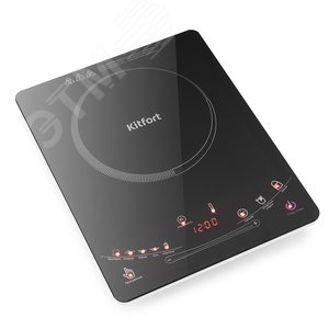 Изображение товара Плитка индукционная KT-106, мощность 2000 Вт, цвет черный (шт)
