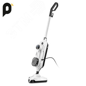 Изображение товара Швабра паровая 2 в 1 KT-1072, объем 0,3 л, мощность 1300 Вт, цвет черно-белый (шт)