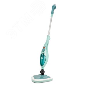 Изображение товара Швабра паровая 2 в 1 KT-1079, объем 450 мл, мощность 1300 Вт, цвет бирюзовый (шт)