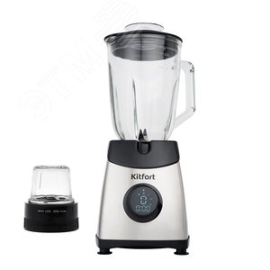 Изображение товара Блендер KT-1394, объем 1,5 л, мощность 500 Вт, цвет черно-серебристый (шт)