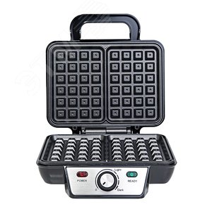 Изображение товара Вафельница KT-1620, мощность 1000 Вт, цвет черный (шт)