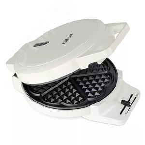 Изображение товара Вафельница KT-1624, мощность 1000 Вт, цвет белый (шт)