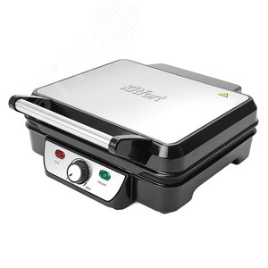 Изображение товара Электрогриль KT-1626, мощность, 1800 Вт, цвет черно-серебристый (шт)