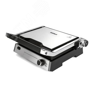 Изображение товара Электрогриль KT-1631, мощность 1500 Вт, цвет черно-серебристый (шт)