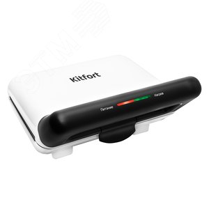 Изображение товара Вафельница-бутербродница KT-1638, мощность 800 Вт, цвет белый (шт)