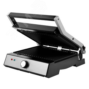 Изображение товара Гриль KT-1653, мощность 2000 Вт, цвет черно-серебристый (шт)