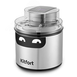 Изображение товара Мороженица KT-1828, объем 2 л, мощность 12 Вт, цвет серебристый (шт)