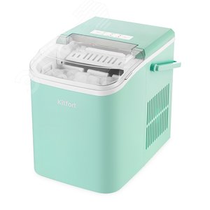 Изображение товара Льдогенератор KT-1831-2, объем 1,5 л, мощность 100 Вт, цвет мятный (шт)