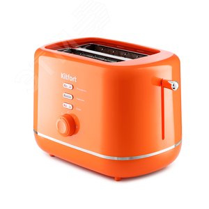Изображение товара Тостер KT-2050-4, мощность 850 Вт, цвет оранжевый (шт)