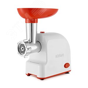 Изображение товара Мясорубка KT-2113-3, мощность 1000 Вт, цвет бело-красная (шт)