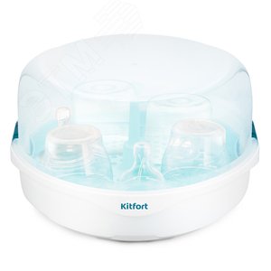 Изображение товара Стерилизатор для СВЧ KT-2304, цвет бело-голубой (шт)