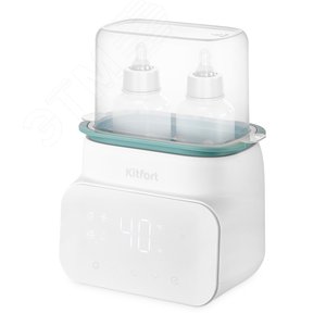 Изображение товара Подогреватель-стерилизатор бутылочек KT-2321, объем 1,3 л, мощность 500 Вт, цвет белый (шт)