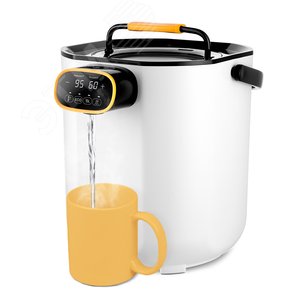 Изображение товара Термопот KT-2520, объем 5 л, мощность 1600 Вт, цвет черно-белый (шт)