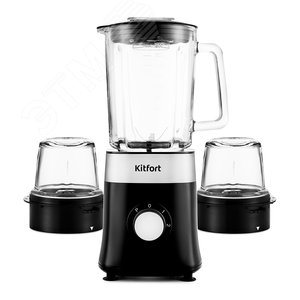 Изображение товара Блендер 3 в 1 KT-3030-1, объем 1,8 л, мощность 800 Вт, цвет черный (шт)