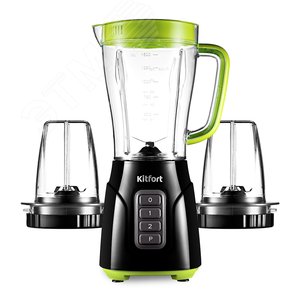 Изображение товара Блендер 3 в 1 KT-3032-2, объем 1,5 л, мощность 500 Вт, цвет салатовый (шт)