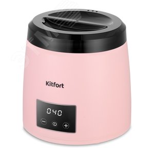 Изображение товара Воскоплав KT-3150, объем 400 мл, мощность 100 Вт, цвет черно-розовый (шт)