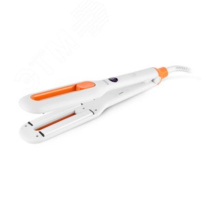 Выпрямитель для волос KT-3269, мощность 59 Вт, цвет бело-оранжевый